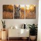 3pcs Corgi Dog in Tall Grass Decoration Wall Art Set Canvas Framed 40x60cm - High Quality Print 100% Australian Made Wall Canvas Ready to Hang
