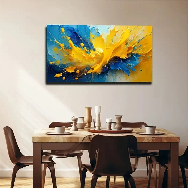Visual Tension Suitable Wall Art Canvas Office Home Room Framed 120x60cm