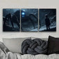 3pcs Featuring Large Mechanical Spiders, Metal Print Ready to Hang Art