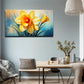 Vibrant Yellow Daffodils Wall Art Canvas Office Home Room Framed 80x45cm