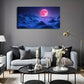 Fantasy Alien Landscape Wall Art Canvas Office Home Room Framed 120x60cm