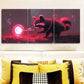 3pcs A magical raccoon Art Painting Metal Print Ready to Hang Art