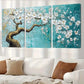 3pcs Classic Modern Landscape Cherry Blossom Wall Art Set Canvas Framed 40x60cm - High Quality Print 100% Australian Made Wall Canvas Ready to Hang