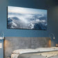 Mountains And Snow Capped Wall Art canvas office home room framed 120x60cm