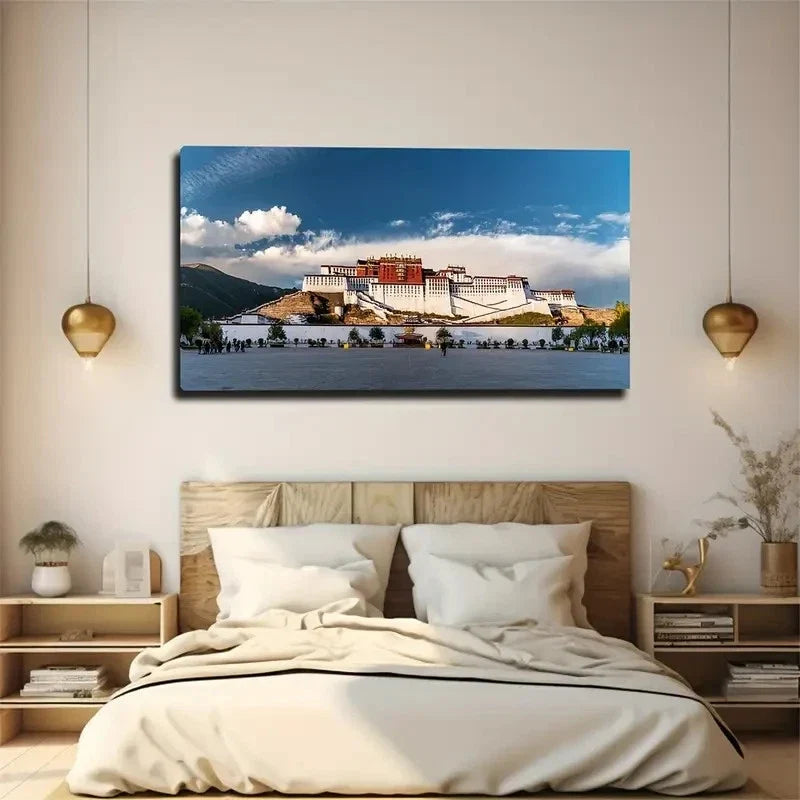 Tourist Mecca Suitable Wall Art Canvas Office Home Room Framed 120x60cm