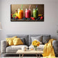 Vibrant Juice Fruit Still Life Wall Art Canvas Office Home Room Framed 120x60cm