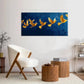 Birds Depicting Flight a Sky Wall Art Canvas Office Home Room Framed 120x60cm