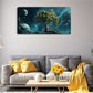 Big Tree Growing In Space Wall Art canvas office home room framed 120x60cm