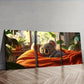 3pcs Cute Koala Adorable Nature Leaf Perfect Wall Art Set Canvas Framed 40x60cm - High Quality Print 100% Australian Made Wall Canvas Ready to Hang