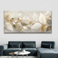 Metallic Leaves Golden Leaf Wall Art Canvas Office Home Room Framed 120x60cm