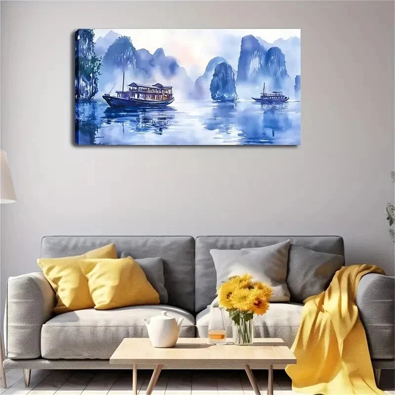 Several Traditional Chinese Wall Art Canvas Office Home Room Framed 120x60cm
