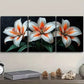 3pcs  Framed Canvas Wall Art - Lilies Design Wall Art Set Canvas Framed 40x60cm - High Quality Print 100% Australian Made Wall Canvas Ready to Hang