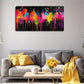 Splashing and Dripping Wall Art Canvas Office Home Room Framed 120x60cm