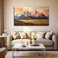 Flat Mountain River Beautiful Wall Art Canvas Office Home Room Framed 120x60cm
