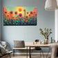 Modern Decorative Flowers Wall Art Canvas Office Home Room Framed 80x45cm