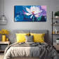 Watercolor Blooming White Flow Wall Art Canvas Office Home Room Framed 120x60cm