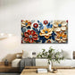 Footwear Fashion And Flowers Wall Art Canvas Office Home Room Framed 120x60cm