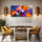 Modern Geometric Design Décor Wall Art Canvas Office Home Room Framed 120x60cm