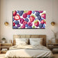 Vibrant Berry & Fruit Bohemian Wall Art Canvas Office Home Room Framed 120x60cm