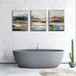 3pcs Abstract Black and White Design Wall Art Set Canvas Framed 40x60cm - High Quality Print 100% Australian Made Wall Canvas Ready to Hang