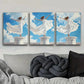 3pcs Oil Painting of the Three Graces Sky White Wall Art Set Canvas Framed 40x60cm - High Quality Print 100% Australian Made Wall Canvas Ready to Hang