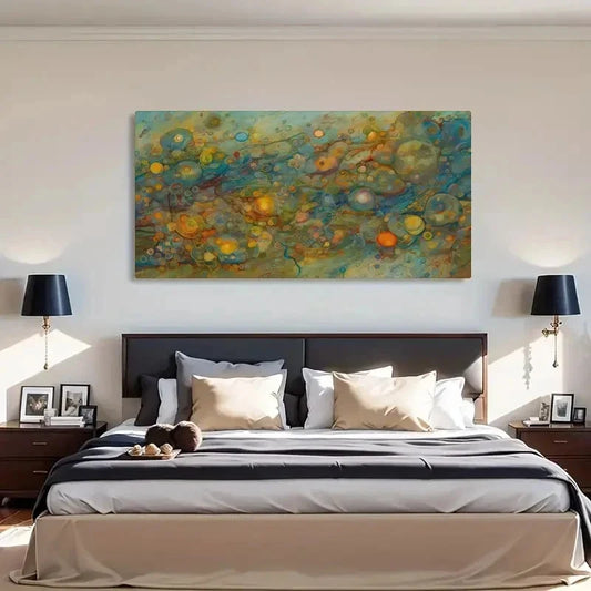 Abstract Colorful Modern Wall Art Canvas Office Home Room Framed 120x60cm