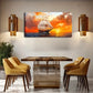 Sailboat Sea With Vibrant Wall Art Canvas Office Home Room Framed 120x60cm