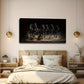 Vintage Black Horse Tactics Wall Art Canvas Office Home Room Framed 120x60cm