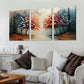 3pcs Modern Elegant Abstract Forest Triptych Wall Art Set Canvas Framed 40x60cm - High Quality Print 100% Australian Made Wall Canvas Ready to Hang