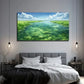 Serene River Landscape Wall Art Canvas Office Home Room Framed 80x45cm