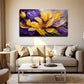 Acrylic Close-Up Of Yellow Wall Art Canvas Office Home Room Framed 120x60cm