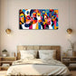 Modern Abstract Geometric Wall Art Canvas Office Home Room Framed 120x60cm