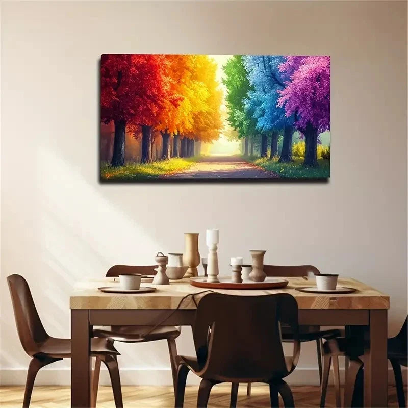 Sunny Path Fresh Style Wall Art Canvas Office Home Room Framed 80x45cm