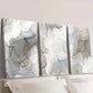 3pcs Gray and Golden Marble Texture Wall Art Set Canvas Framed 40x60cm - High Quality Print 100% Australian Made Wall Canvas Ready to Hang