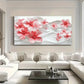 Three-Dimensional Pink Peach Wall Art Canvas Office Home Room Framed 80x45cm