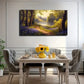 On The Opposite Side The Lake Wall Art Canvas Office Home Room Framed 120x60cm
