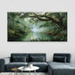Forest River Reflection Wall Art Canvas Office Home Room Framed 120x60cm