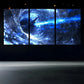 3pcs Space Shuttle Boat Design Metal Print Ready to Hang Art