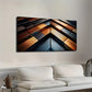 Abstract Squares Resembling Wall Art Canvas Office Home Room Framed 80x45cm