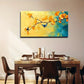Vibrant Ginkgo Leaves Wall Art canvas office home room framed 120x60cm