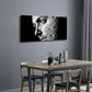 Moonlit Woman'S Face Design Wall Art Canvas Office Home Room Framed 120x60cm