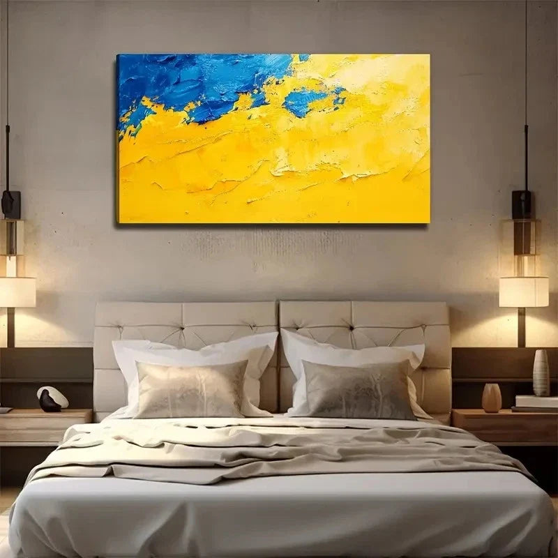 Abstract Color Suitable Wall Art Canvas Office Home Room Framed 120x60cm