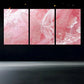 3pcs White Butterfly Rose Flowers Metal Print Ready to Hang Art