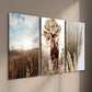 3pcs Brown Horse Western Bohemian Decor Wall Art Set Canvas Framed 40x60cm - High Quality Print 100% Australian Made Wall Canvas Ready to Hang