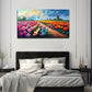 High Heels And Tulip Wall Art Canvas Office Home Room Framed 80x45cm