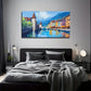 Attractive River Perfect Wall Art Canvas Office Home Room Framed 80x45cm
