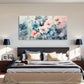 Natural Flowers Delicate Stroke Wall Art Canvas Office Home Room Framed 120x60cm
