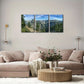 3pcs Park Mountain Forest Painting Metal Print Ready to Hang Art
