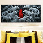 3pcs The Red Lord and the White Wolf Metal Print Ready to Hang Art