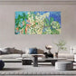Chestnut Tree In Bloom Abstract Wall Art Canvas Office Home Room Framed 120x60cm